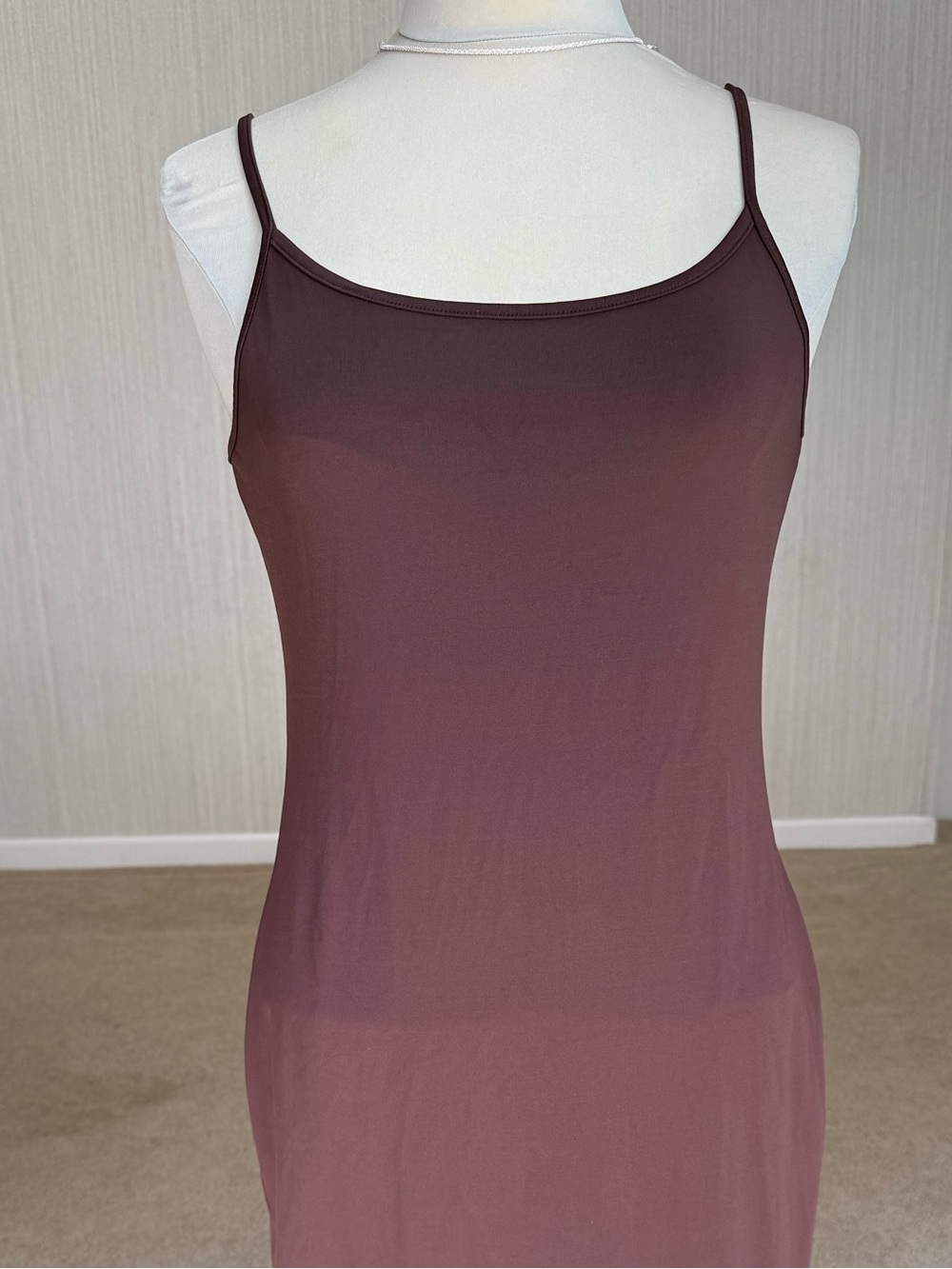 Women's Chocolate Bodycon Maxi Dress